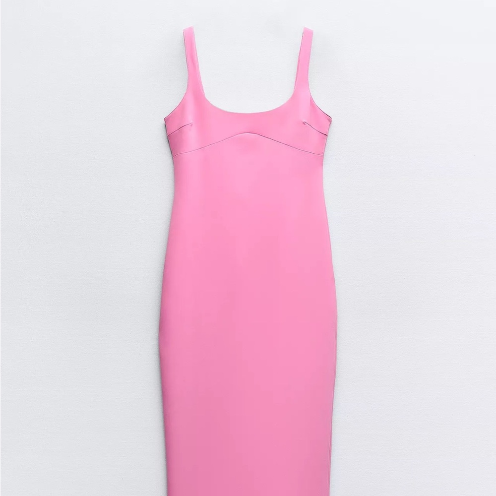 Zara Pink Midi Dress